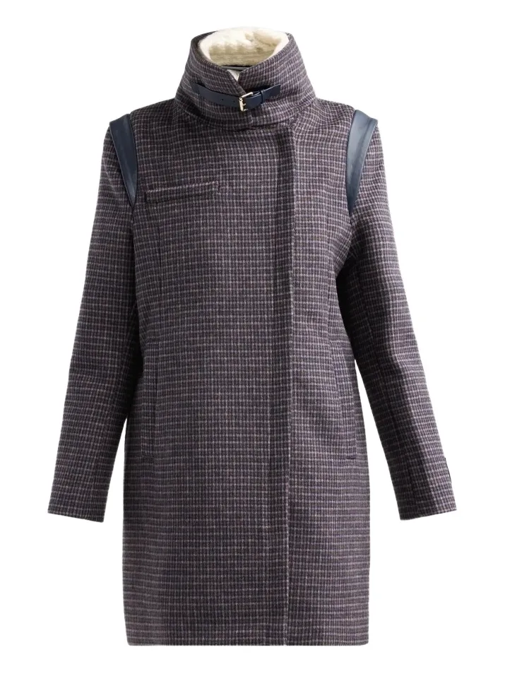 Women's Kiana Plaid Wool-Blend Coat Women's Kiana Plaid Wool-Blend Coat
