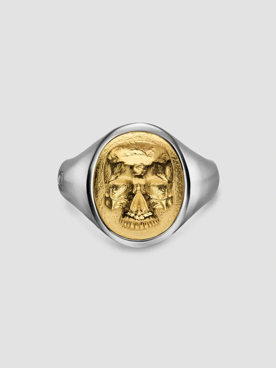 David Yurman Men's Memento Mori Skull Ring in Sterling Silver - Silver | Thumbnail 3 David Yurman Men's Memento Mori Skull Ring in Sterling Silver - Silver | Thumbnail 3