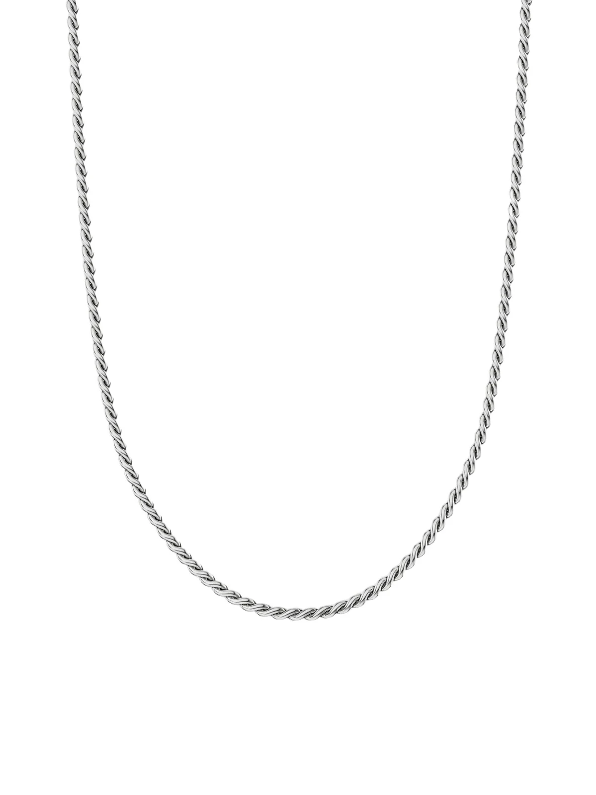David Yurman Women's Sculpted Cable Chain Necklace in Sterling Silver, 2.7mm | Thumbnail 1 David Yurman Women's Sculpted Cable Chain Necklace in Sterling Silver, 2.7mm | Thumbnail 1