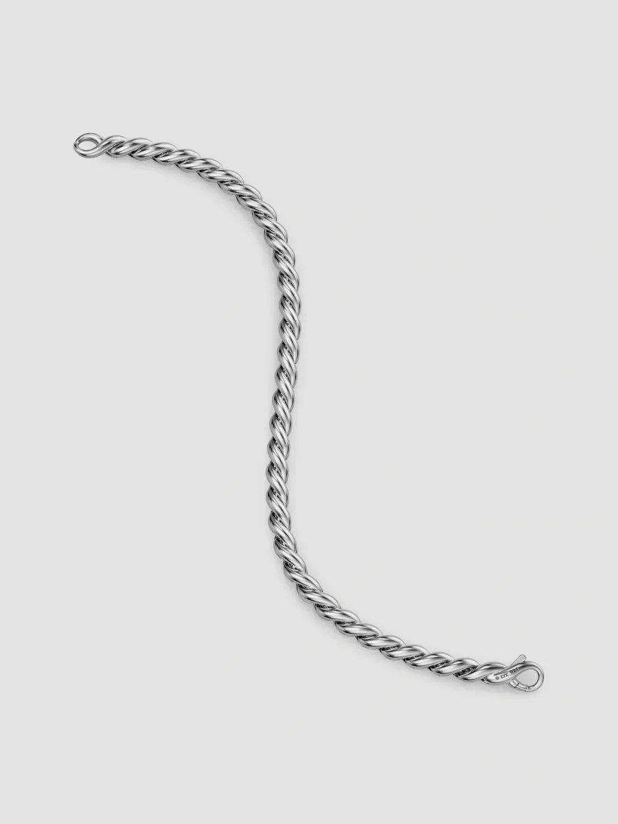 David Yurman Men's Sculpted Cable Chain Bracelet in Sterling Silver, 5.7MM | Thumbnail 4 David Yurman Men's Sculpted Cable Chain Bracelet in Sterling Silver, 5.7MM | Thumbnail 4