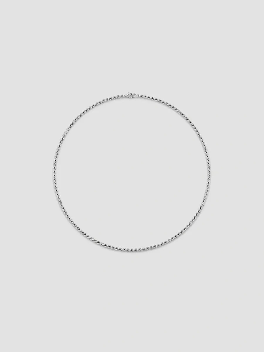 David Yurman Men's Sculpted Cable Chain Necklace in Sterling Silver, 3.7MM | Thumbnail 4 David Yurman Men's Sculpted Cable Chain Necklace in Sterling Silver, 3.7MM | Thumbnail 4
