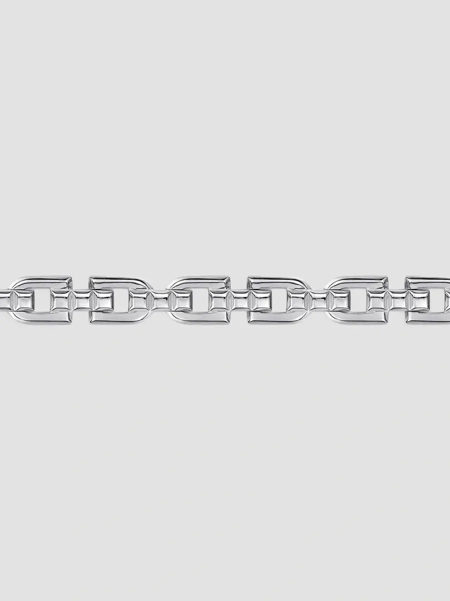 Gabriel & Co Men's Geo Sterling Silver Link Chain Bracelet | Thumbnail 3 Gabriel & Co Men's Geo Sterling Silver Link Chain Bracelet | Thumbnail 3