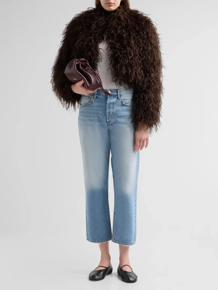 Apparis Women's Ginette Faux-Mongolian Fur Short Jacket | Thumbnail 2 Apparis Women's Ginette Faux-Mongolian Fur Short Jacket | Thumbnail 2