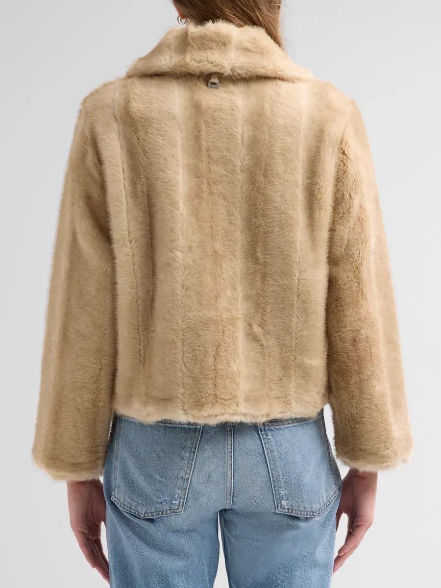 Apparis Women's Elis Shaved Faux-Mink Fur Coat | Thumbnail 3 Apparis Women's Elis Shaved Faux-Mink Fur Coat | Thumbnail 3