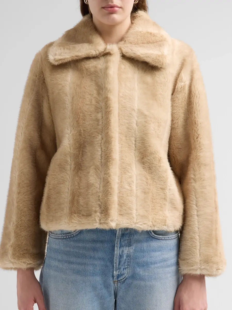 Apparis Women's Elis Shaved Faux-Mink Fur Coat | Thumbnail 5 Apparis Women's Elis Shaved Faux-Mink Fur Coat | Thumbnail 5
