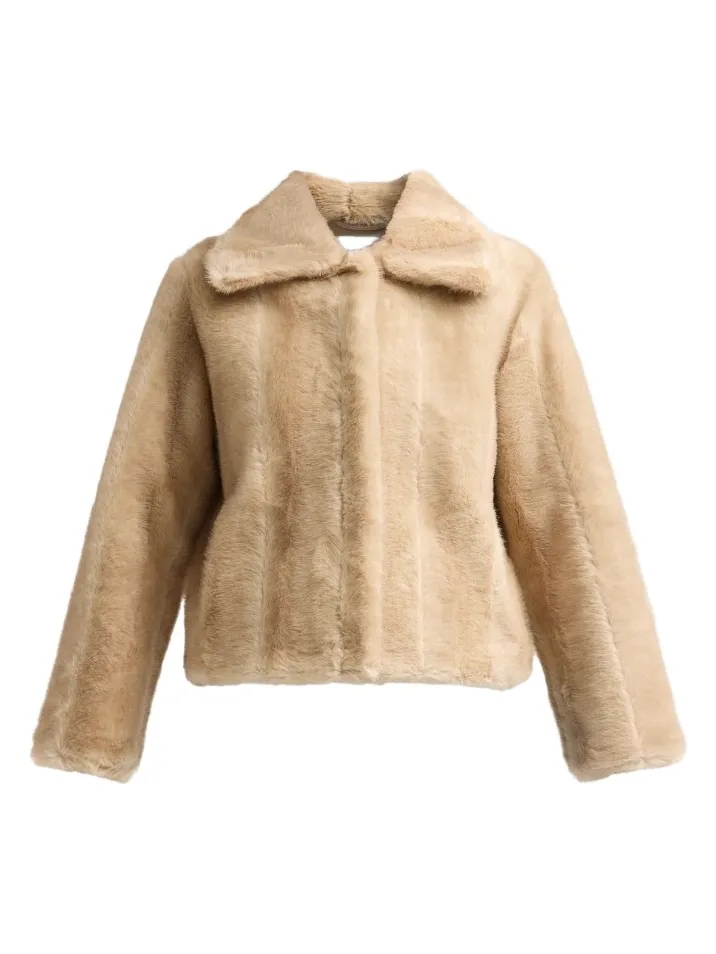 Apparis Women's Elis Shaved Faux-Mink Fur Coat