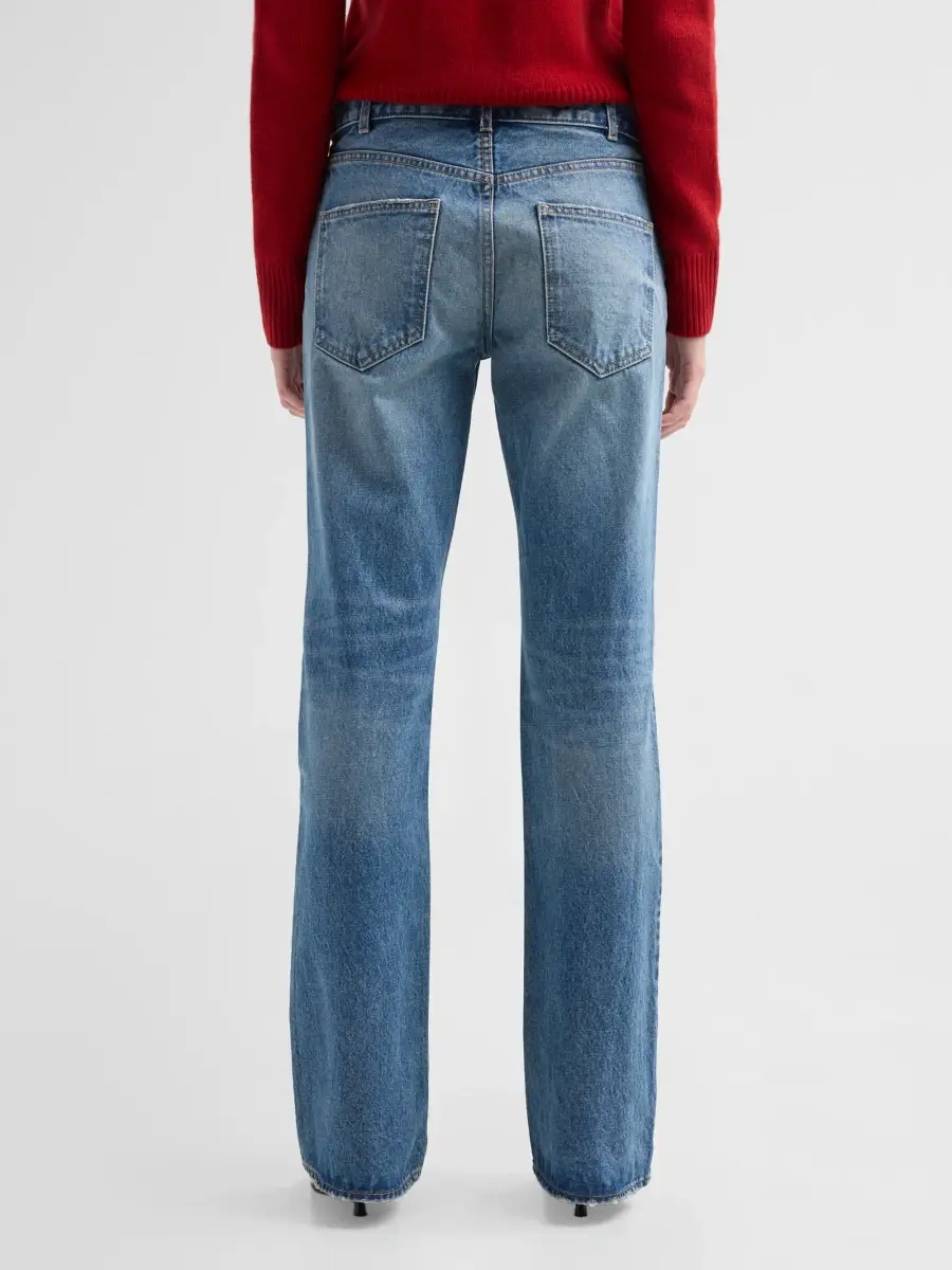 Nili Lotan Women's Joan Straight-Leg Crop Jeans | Thumbnail 3 Nili Lotan Women's Joan Straight-Leg Crop Jeans | Thumbnail 3