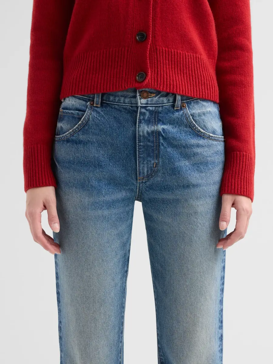 Nili Lotan Women's Joan Straight-Leg Crop Jeans | Thumbnail 5 Nili Lotan Women's Joan Straight-Leg Crop Jeans | Thumbnail 5