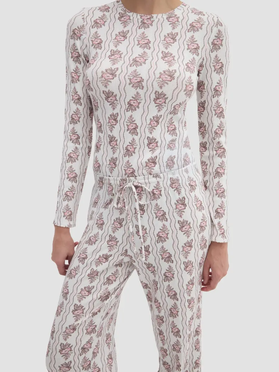 Hill House Home Women's The Kristine Pointelle Pajama Set | Thumbnail 4 Hill House Home Women's The Kristine Pointelle Pajama Set | Thumbnail 4