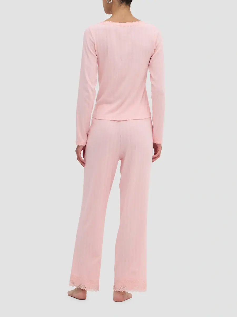 Hill House Home Women's The Filippa Pointelle Pajama Set | Thumbnail 5 Hill House Home Women's The Filippa Pointelle Pajama Set | Thumbnail 5