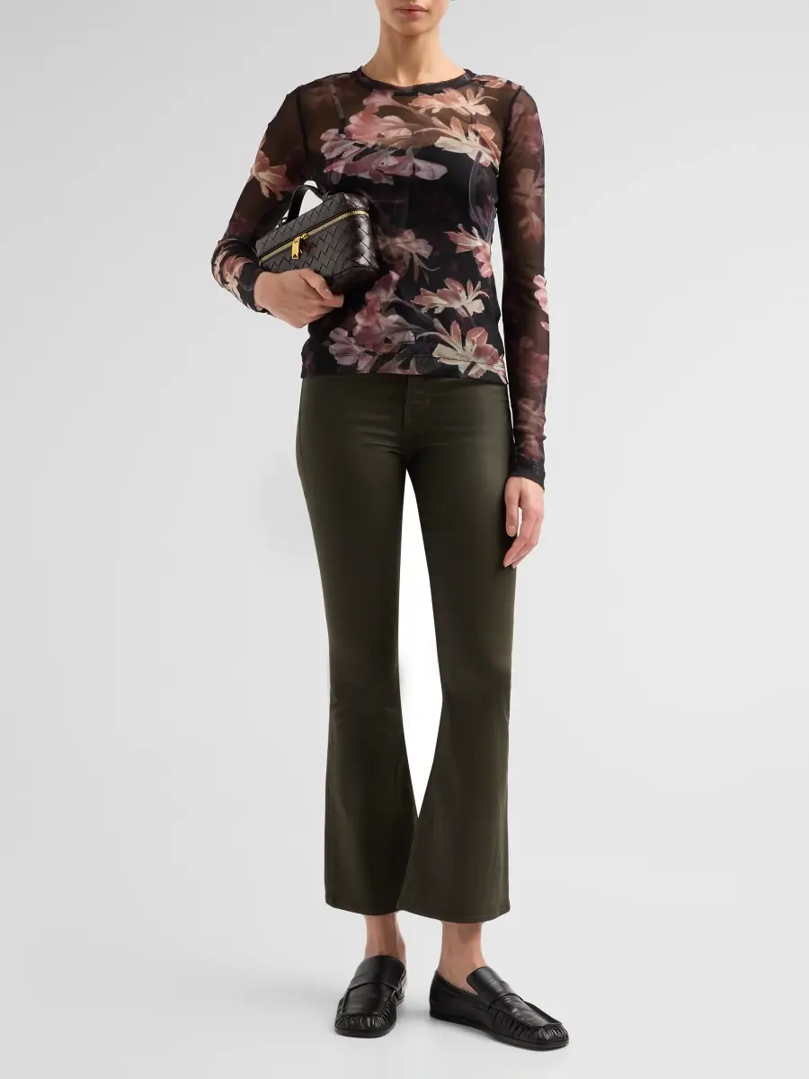 Cara Cara Women's Rafa Floral Stretch Mesh Top | Thumbnail 2 Cara Cara Women's Rafa Floral Stretch Mesh Top | Thumbnail 2