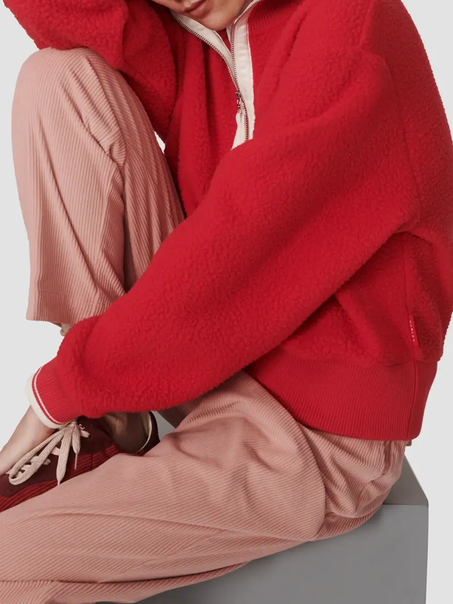 Varley Women's Anika Fleece Half-Zip Sweatshirt | Thumbnail 6 Varley Women's Anika Fleece Half-Zip Sweatshirt | Thumbnail 6