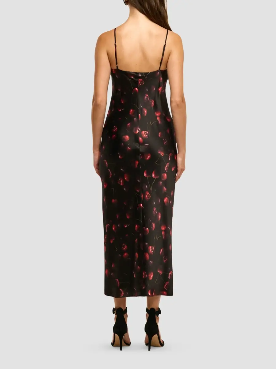 L'Agence Women's Seridie Printed Silk Midi Slipdress | Thumbnail 3 L'Agence Women's Seridie Printed Silk Midi Slipdress | Thumbnail 3