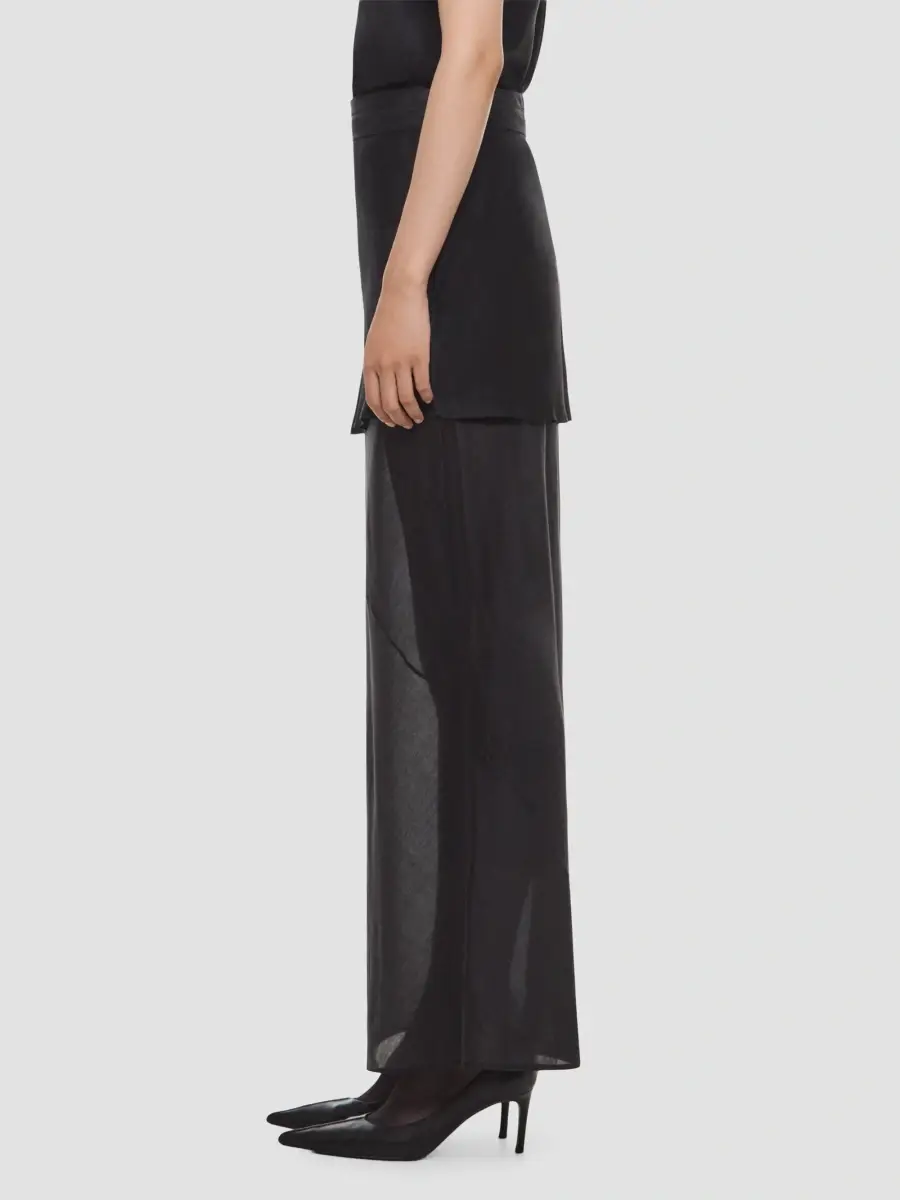 Helmut Lang Women's Sheer Layered A-Line Maxi Skirt | Thumbnail 6