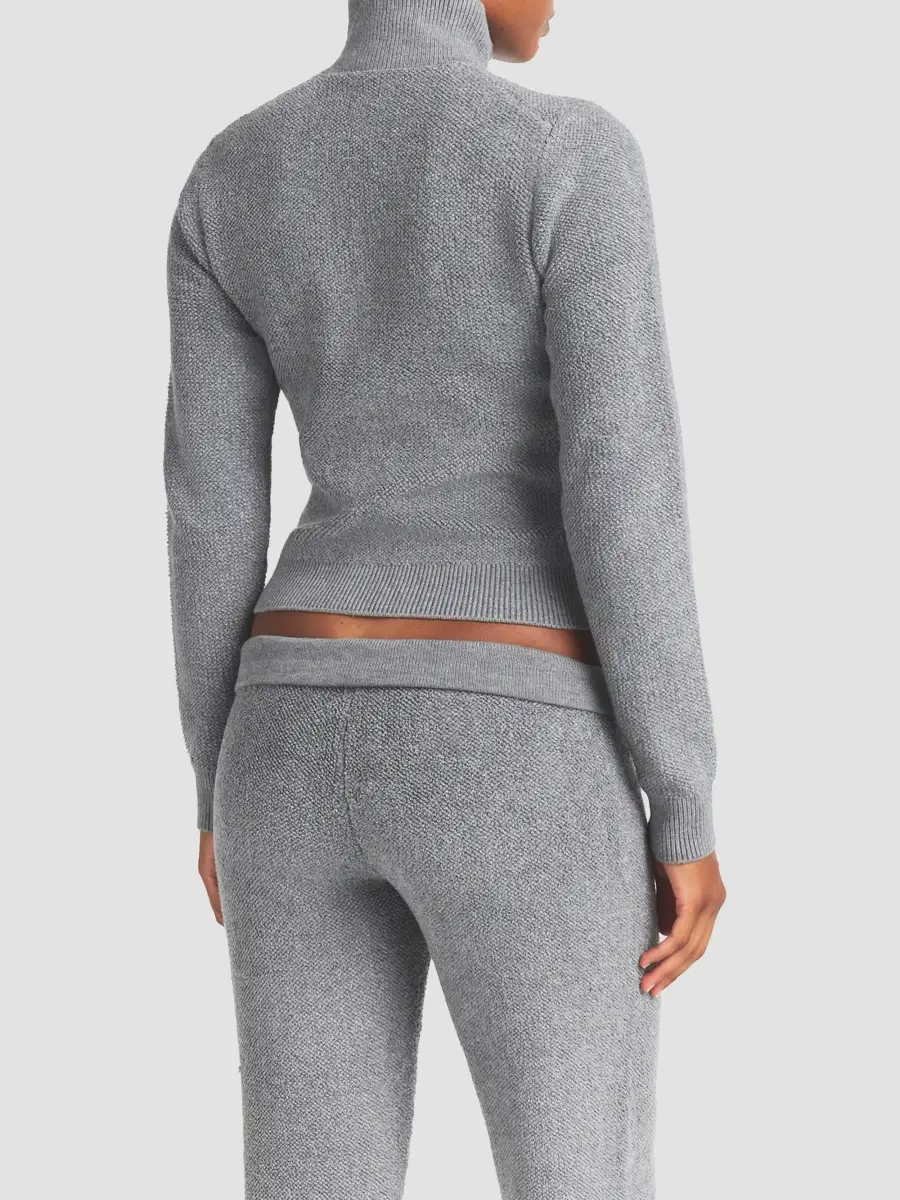 Skims Women's Knit Zip-Up Jacket | Thumbnail 3
