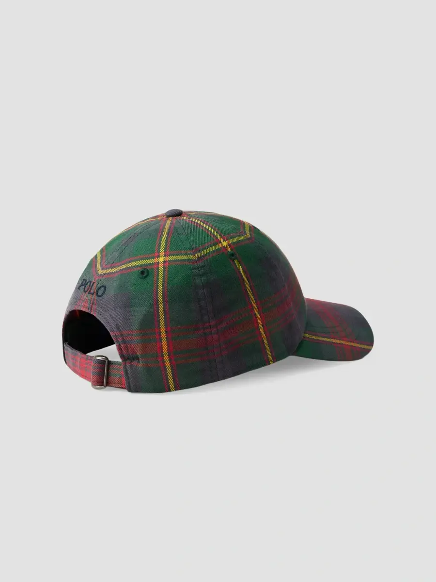 Polo Ralph Lauren Men's Logo Flannel Baseball Cap | Thumbnail 2