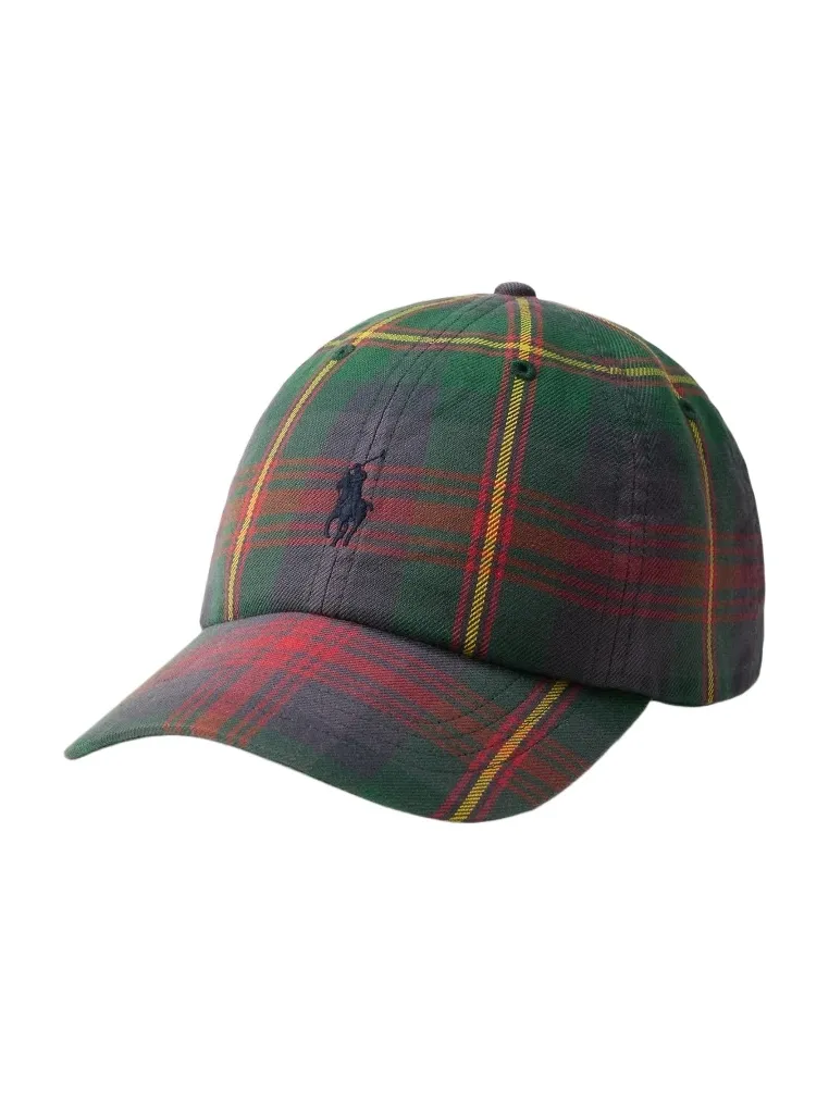 Polo Ralph Lauren Men's Logo Flannel Baseball Cap
