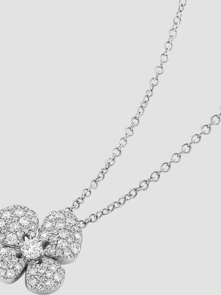 Miseno Women's Ischia 18K White Gold & 0.73 TCW Diamond Flower Pendant Necklace | Thumbnail 2 Miseno Women's Ischia 18K White Gold & 0.73 TCW Diamond Flower Pendant Necklace | Thumbnail 2