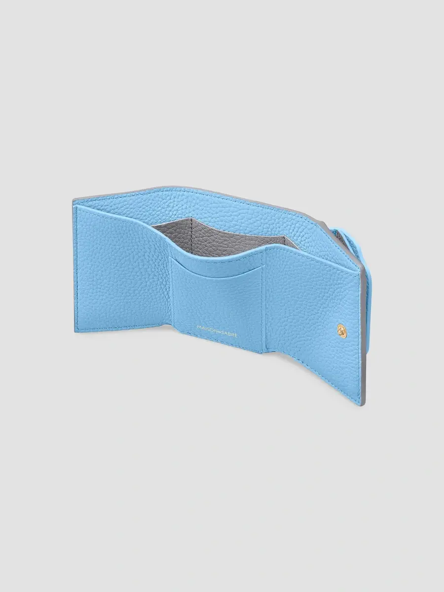 MAISON de SABRÉ Women's Leather Compact Trifold Wallet | Thumbnail 3 MAISON de SABRÉ Women's Leather Compact Trifold Wallet | Thumbnail 3