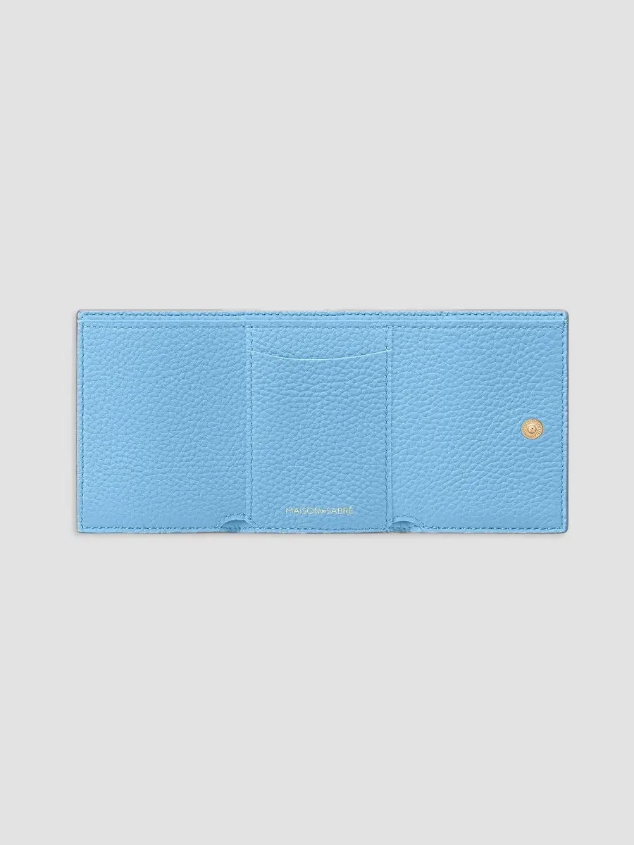 MAISON de SABRÉ Women's Leather Compact Trifold Wallet | Thumbnail 5 MAISON de SABRÉ Women's Leather Compact Trifold Wallet | Thumbnail 5