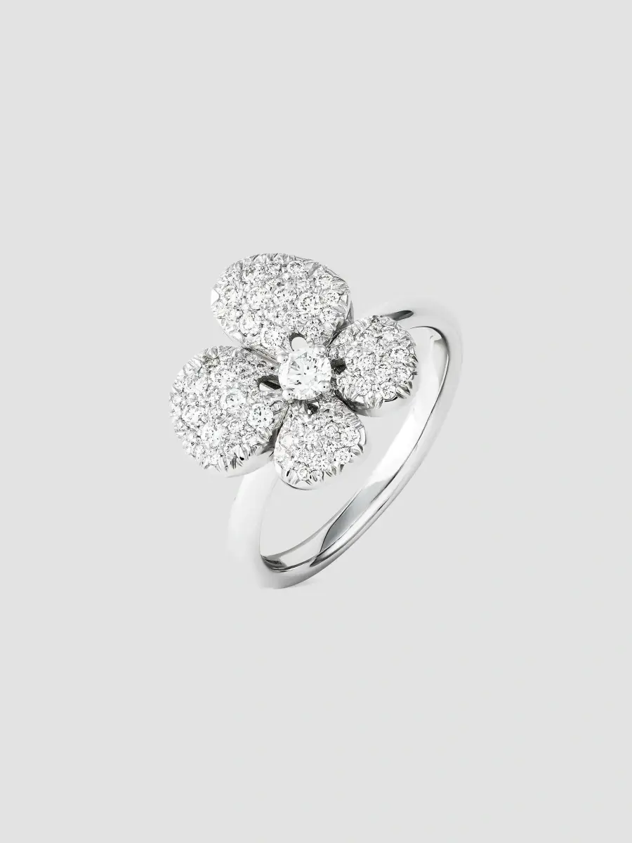 Miseno Women's Ischia 18K White Gold & 0.74 TCW Diamond Flower Ring | Thumbnail 4 Miseno Women's Ischia 18K White Gold & 0.74 TCW Diamond Flower Ring | Thumbnail 4