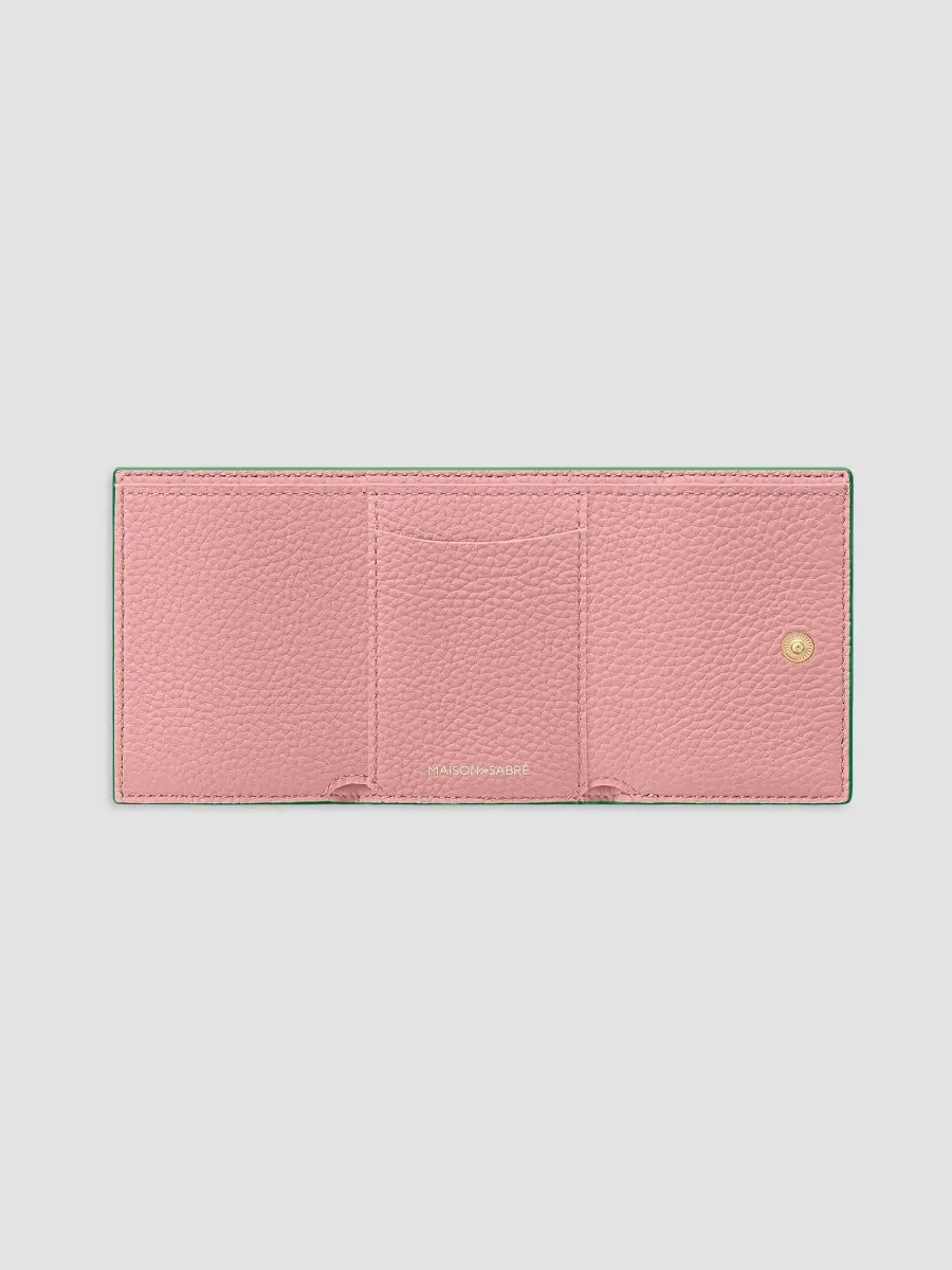 MAISON de SABRÉ Women's Leather Compact Trifold Wallet | Thumbnail 5 MAISON de SABRÉ Women's Leather Compact Trifold Wallet | Thumbnail 5