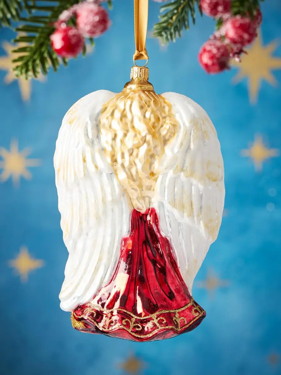 Exclusively Ours Angel & Holy Family Glass Ornament | Thumbnail 2 Exclusively Ours Angel & Holy Family Glass Ornament | Thumbnail 2