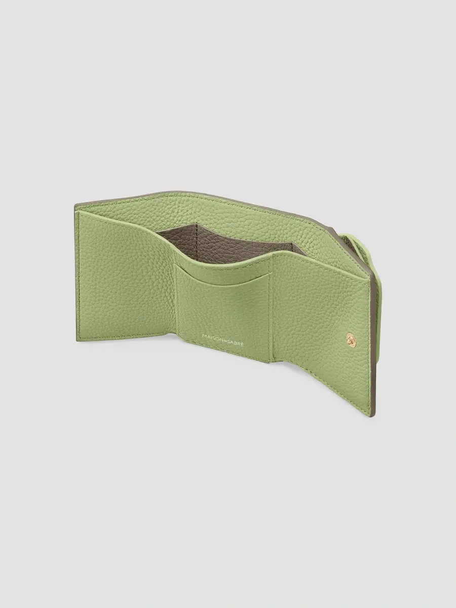 MAISON de SABRÉ Women's Leather Compact Trifold Wallet | Thumbnail 3 MAISON de SABRÉ Women's Leather Compact Trifold Wallet | Thumbnail 3