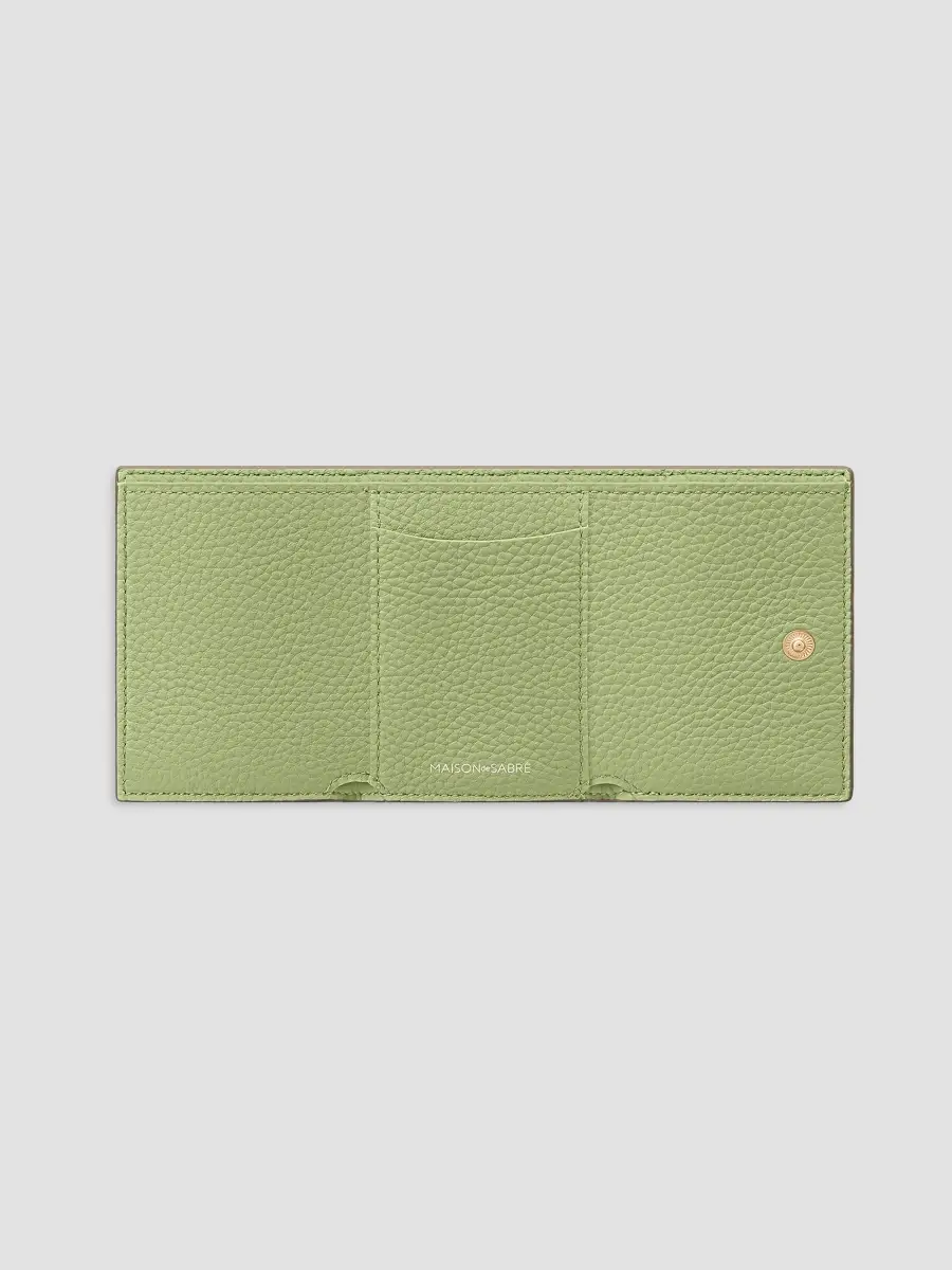 MAISON de SABRÉ Women's Leather Compact Trifold Wallet | Thumbnail 5 MAISON de SABRÉ Women's Leather Compact Trifold Wallet | Thumbnail 5