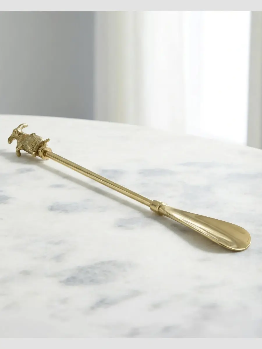 John-Richard Collection Brass Bunny Shoehorn | Thumbnail 3 John-Richard Collection Brass Bunny Shoehorn | Thumbnail 3