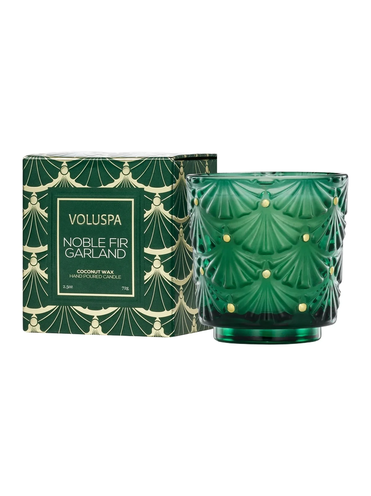 Voluspa Noble Fir Garland Boxed Candle Ornament
