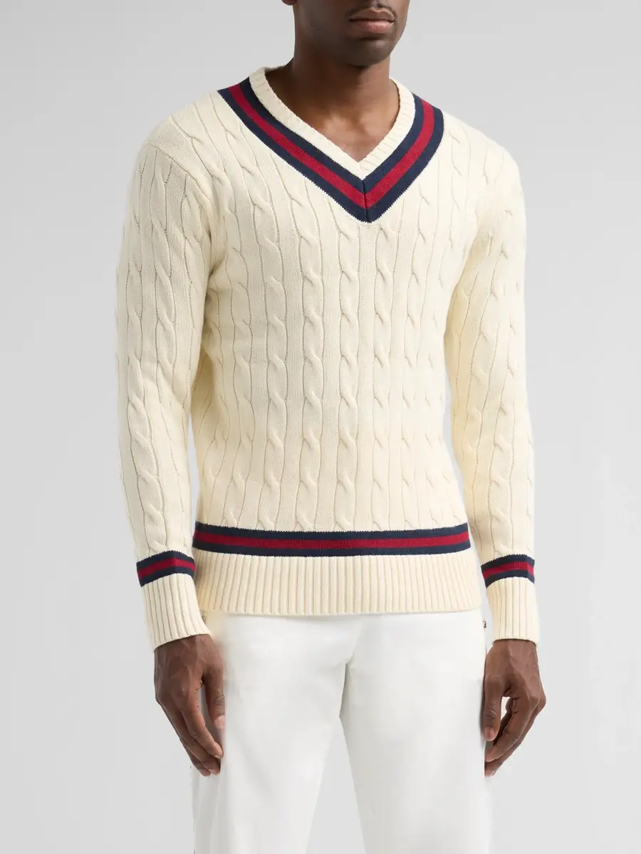 Boast Men Cotton-Blend Cable-Knit Sweater | Thumbnail 4 Boast Men Cotton-Blend Cable-Knit Sweater | Thumbnail 4