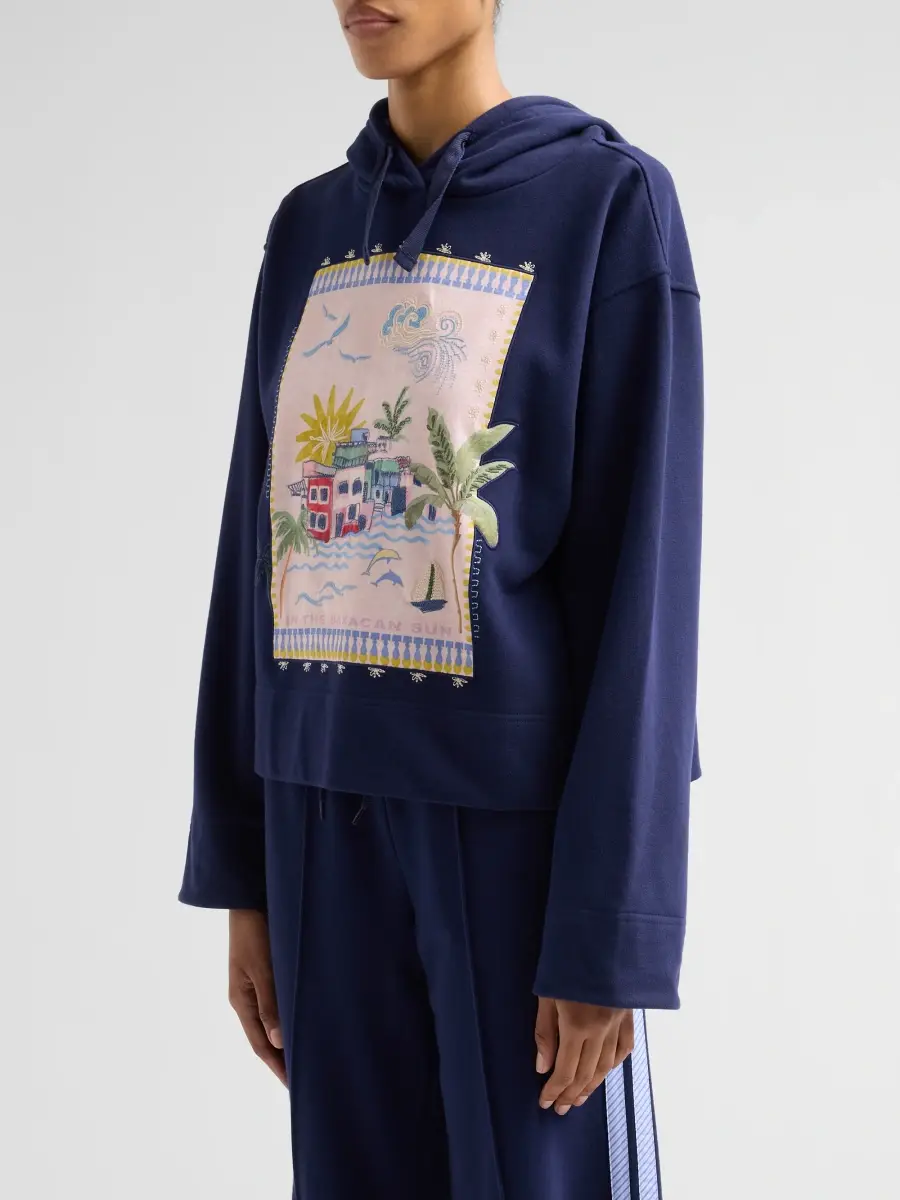 Johnny Was Women's Oaxaca Cotton Hoodie | Thumbnail 4 Johnny Was Women's Oaxaca Cotton Hoodie | Thumbnail 4