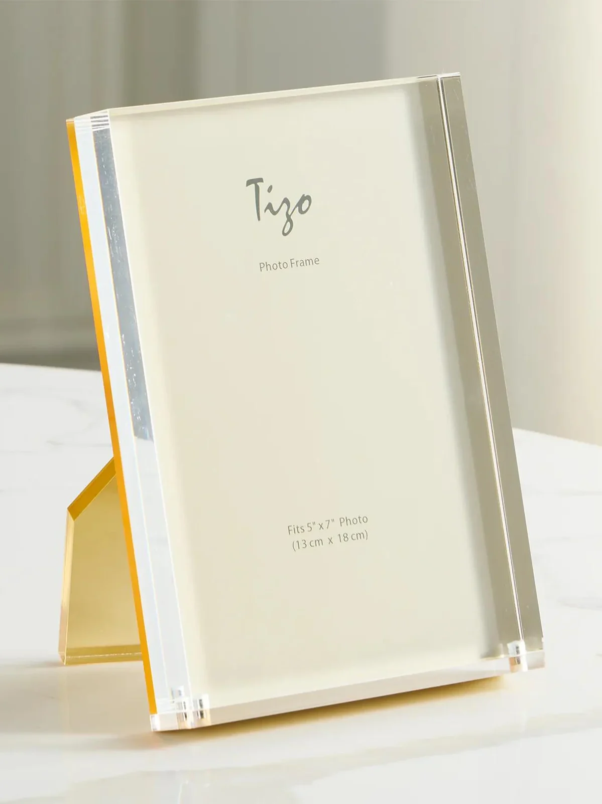 Tizo Acrylic Glass & Gold-Finish Photo Frame