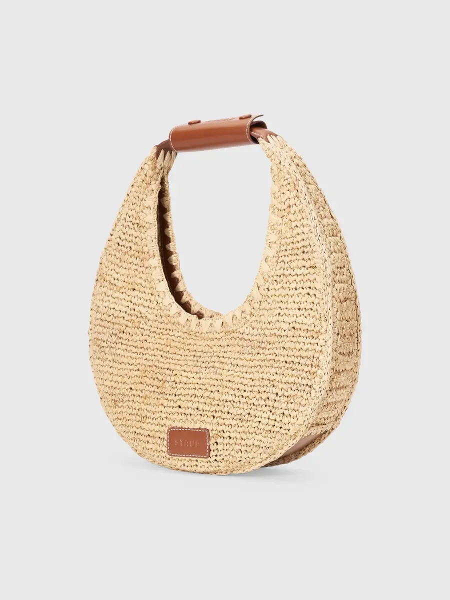 Staud Women's Moon Raffia Tote Bag | Thumbnail 2