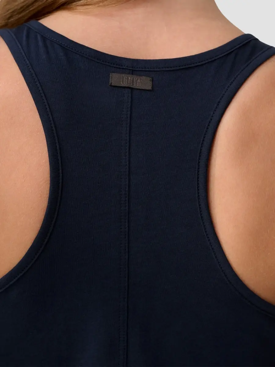 Lunya Women's Pima Curved Hem Tank Top | Thumbnail 4 Lunya Women's Pima Curved Hem Tank Top | Thumbnail 4