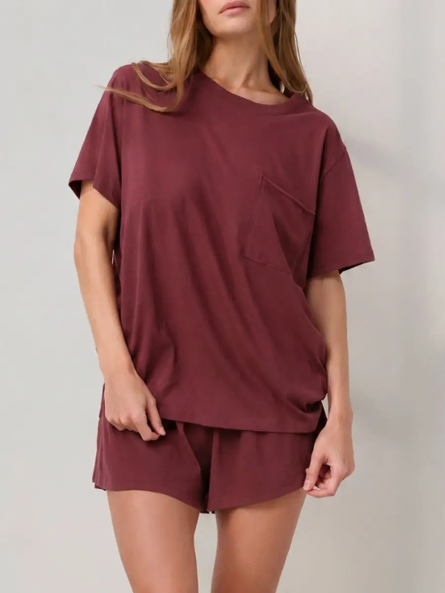 Lunya Women's Pima Tee Short Set | Thumbnail 5