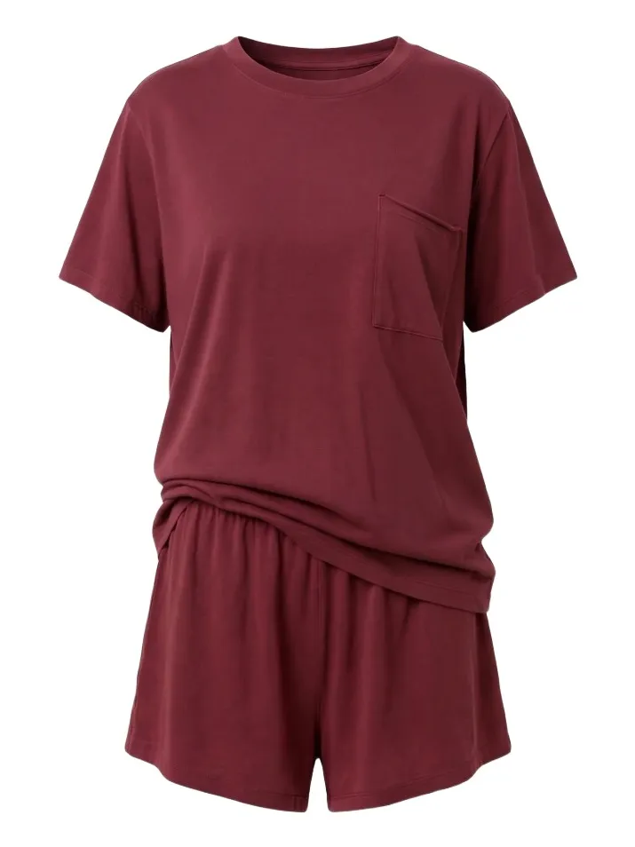 Lunya Women's Pima Tee Short Set