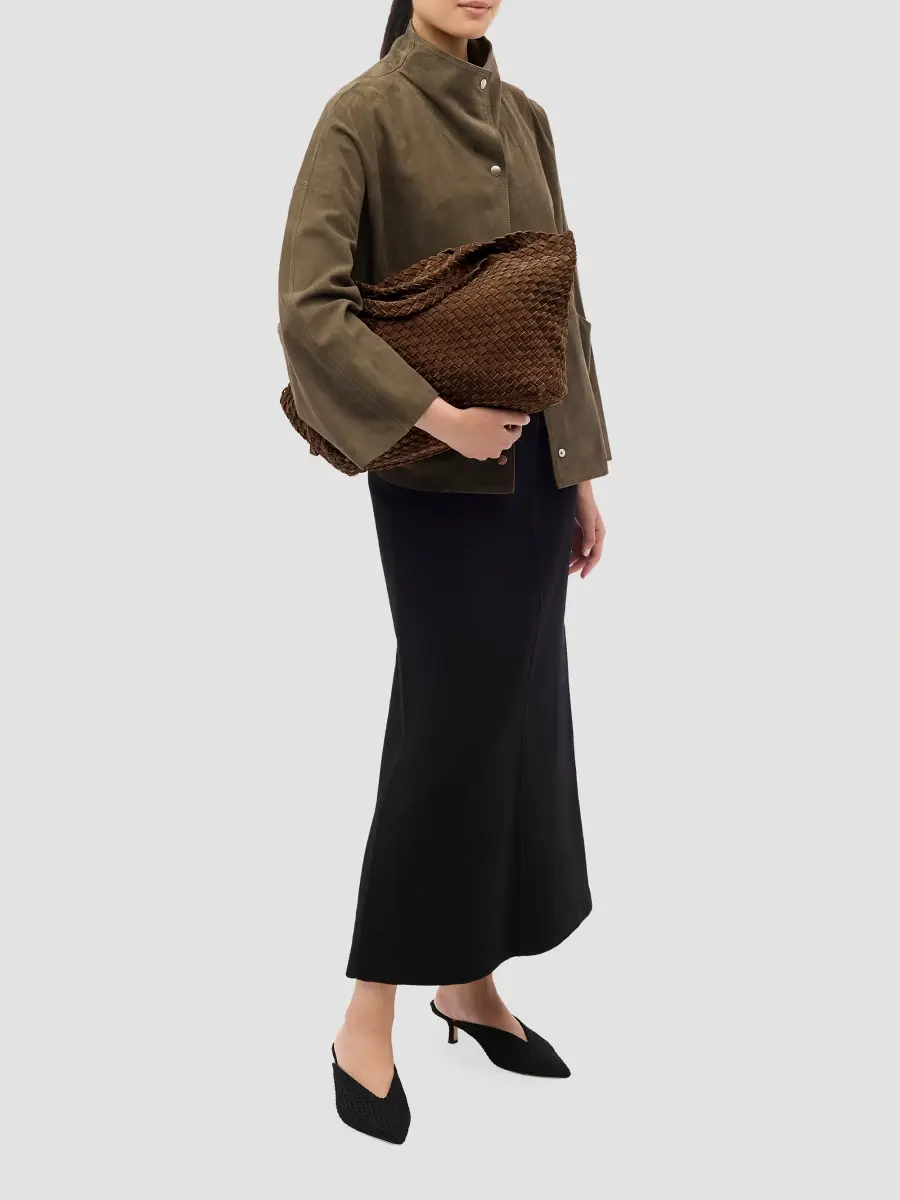 Naghedi Women's St. Barths Medium Suede Tote Bag | Thumbnail 2