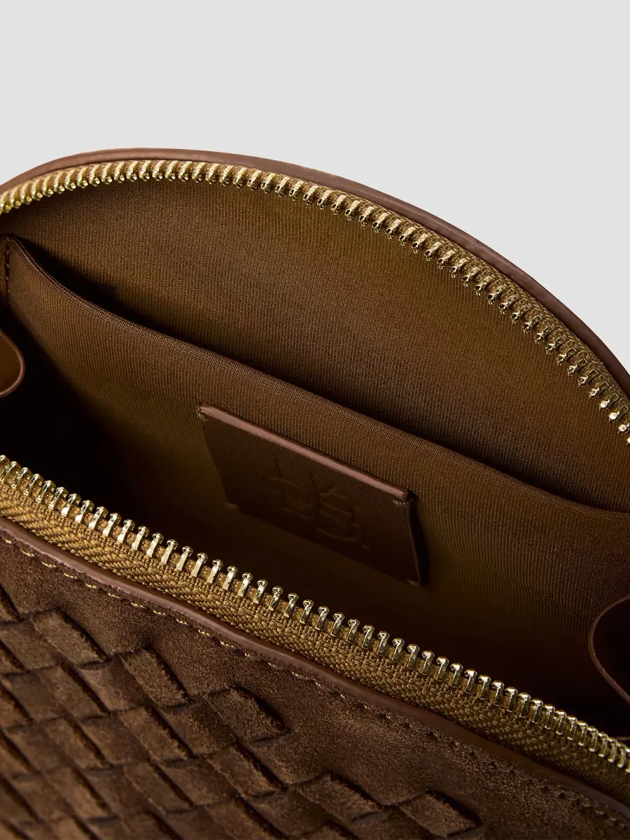 Naghedi Atlas Suede Cosmetic Case | Thumbnail 3 Naghedi Atlas Suede Cosmetic Case | Thumbnail 3