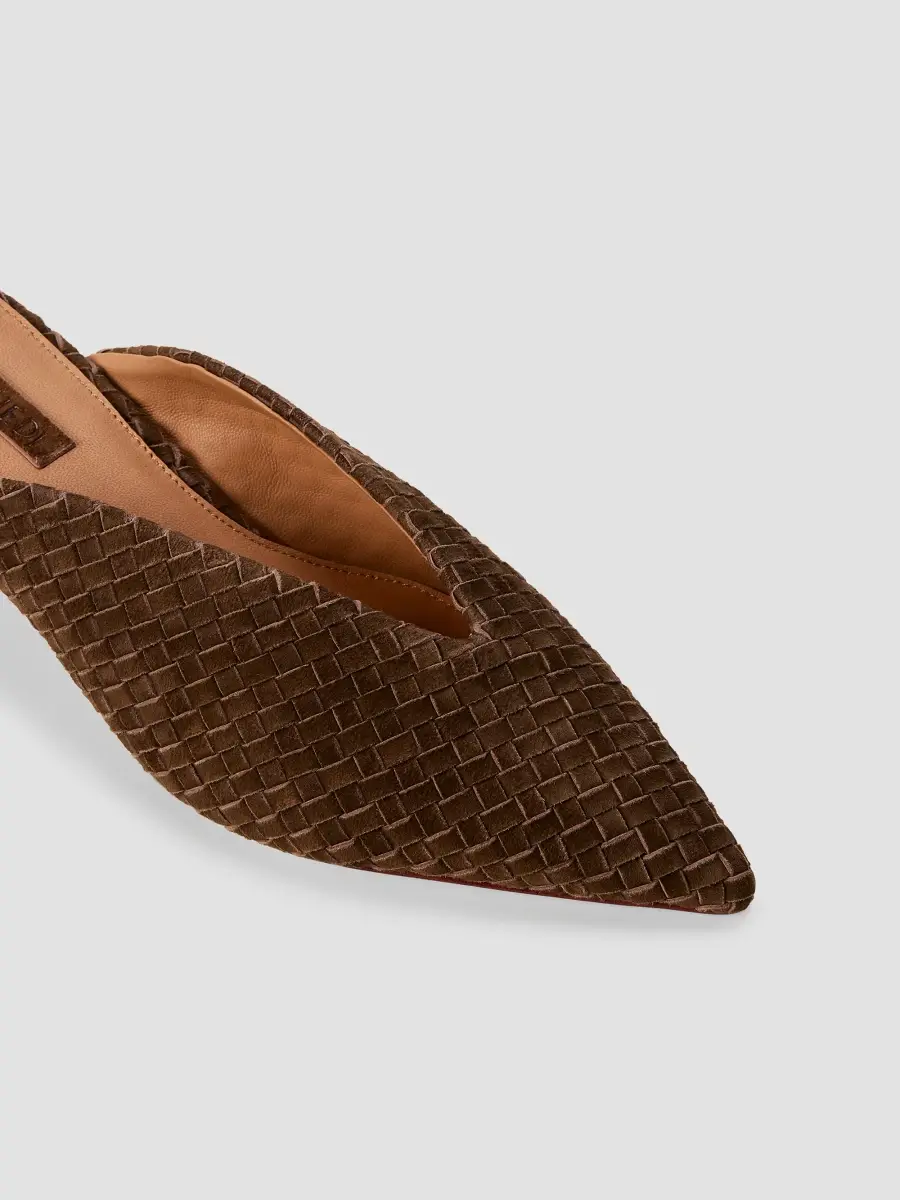 Naghedi Women's Strada Suede Kitten Heel Mules | Thumbnail 3 Naghedi Women's Strada Suede Kitten Heel Mules | Thumbnail 3