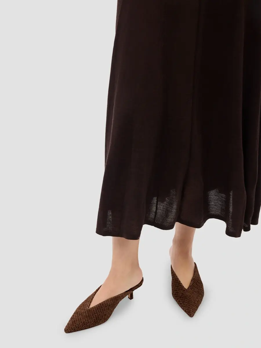 Naghedi Women's Strada Suede Kitten Heel Mules | Thumbnail 6 Naghedi Women's Strada Suede Kitten Heel Mules | Thumbnail 6