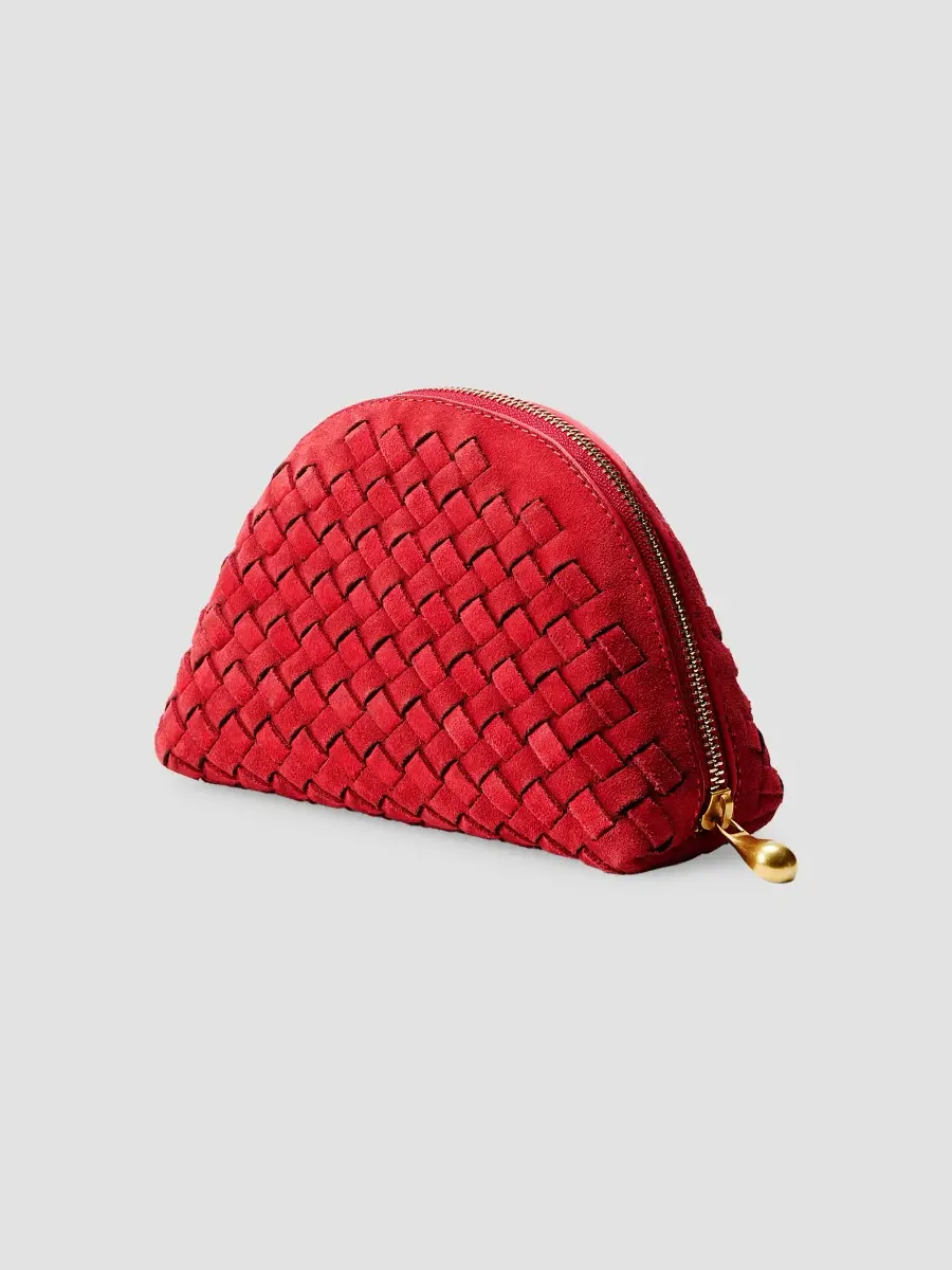 Naghedi Atlas Suede Cosmetic Case | Thumbnail 2 Naghedi Atlas Suede Cosmetic Case | Thumbnail 2