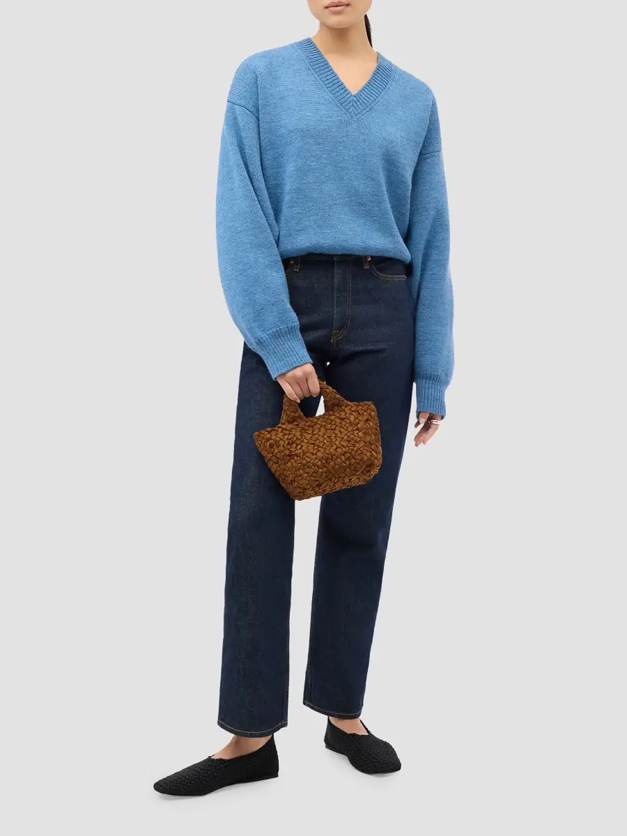 Naghedi Women's St. Barths Petit Nest Weave Top Handle Bag | Thumbnail 2 Naghedi Women's St. Barths Petit Nest Weave Top Handle Bag | Thumbnail 2
