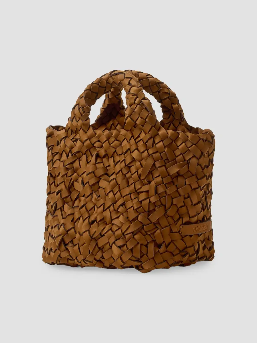 Naghedi Women's St. Barths Petit Nest Weave Top Handle Bag | Thumbnail 4 Naghedi Women's St. Barths Petit Nest Weave Top Handle Bag | Thumbnail 4
