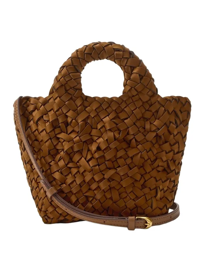 Naghedi Women's St. Barths Petit Nest Weave Top Handle Bag