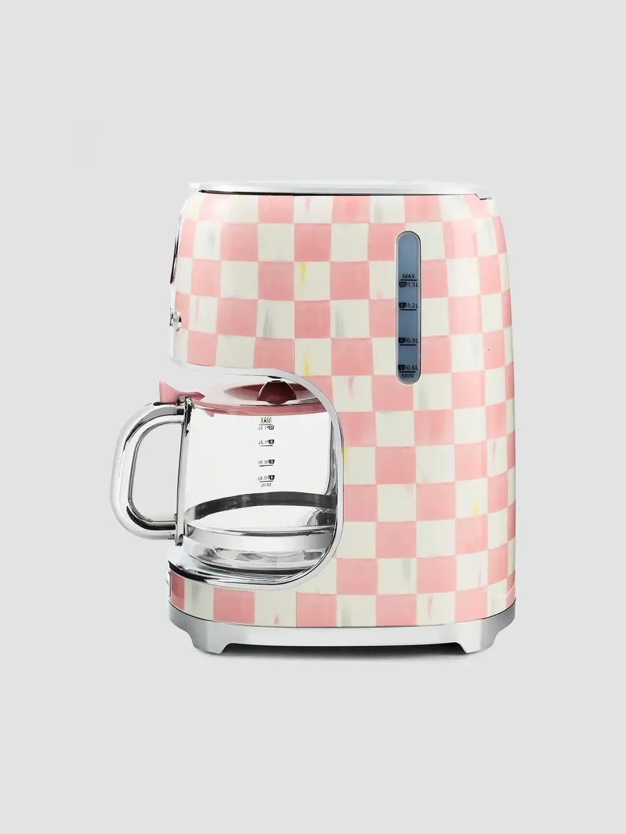 MacKenzie-Childs Rosy Check Drip Coffee Maker | Thumbnail 2 MacKenzie-Childs Rosy Check Drip Coffee Maker | Thumbnail 2