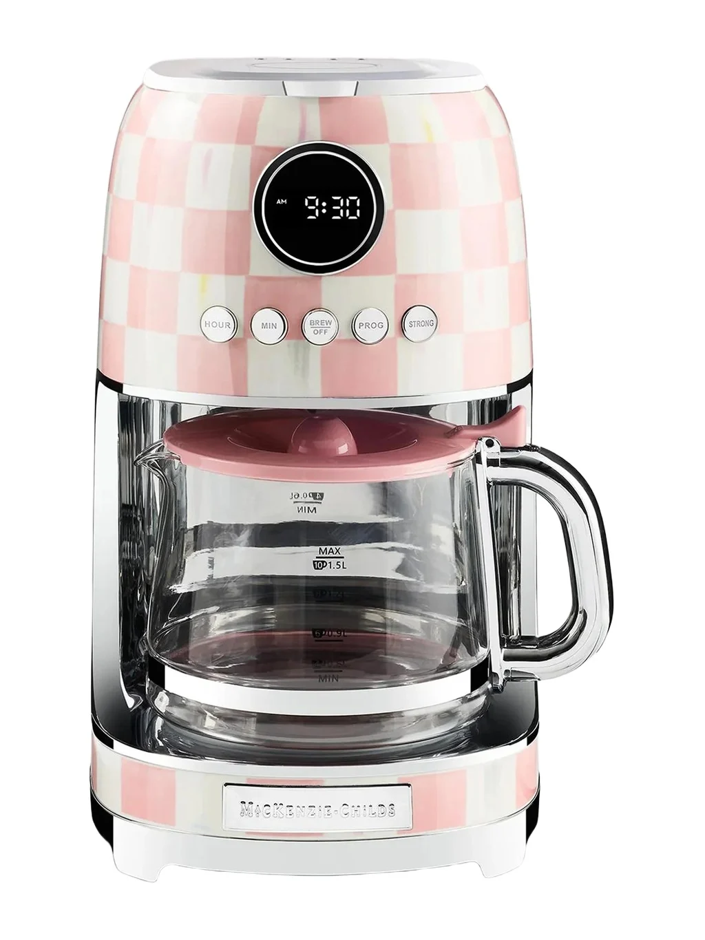 Rosy Check Drip Coffee Maker