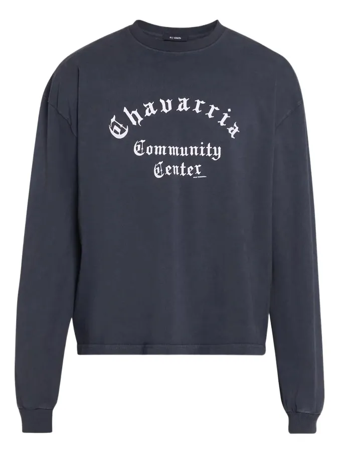 Willy Chavarria Men's Community Center Buffalo Long-Sleeve T-Shirt