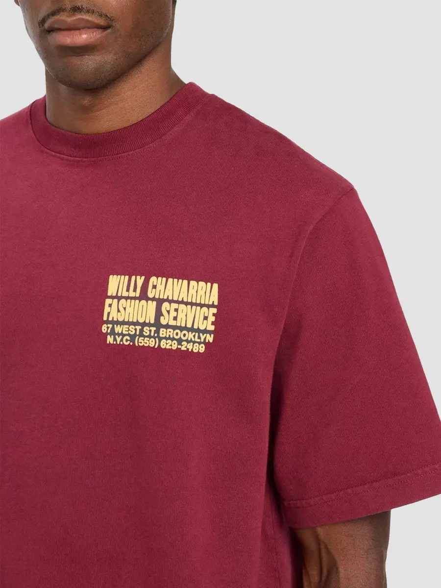 Willy Chavarria Men's Fashion Services Crewneck T-Shirt | Thumbnail 5